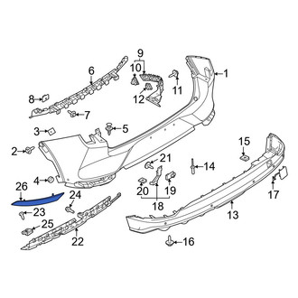 Ford OE - Rear Left Reflector Panel