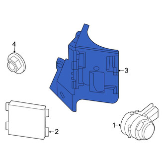 Ford OE - Rear Left Blind Spot Detection System Warning Sensor Bracket