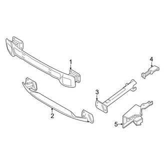 Ford OE - Front Bumper & Grille - Bumper & Components (Bumper Support)