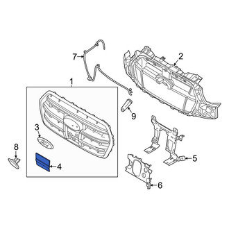 Ford OE - Front Drive Motor Battery Pack Charging Port Door