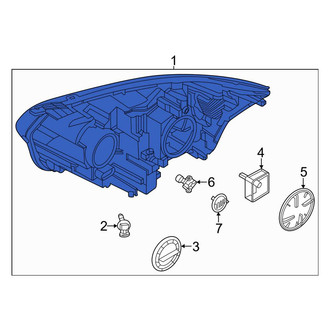 Ford OE - Front Right Headlight Assembly