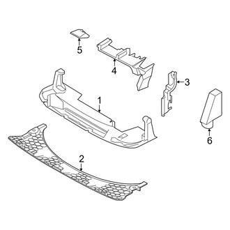 Ford OE - Radiator Support - Splash Shields