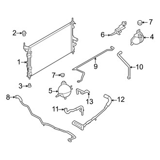 Ford OE - Cooling - Radiator & Components