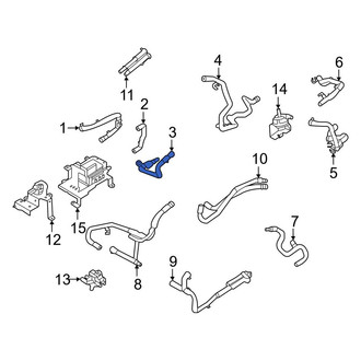 Ford OE - HVAC Heater Hose