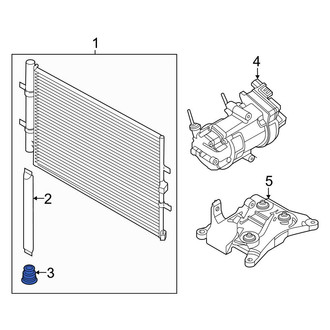 Ford OE - A/C Receiver Drier Cap