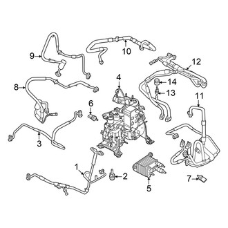 Ford OE - Air Conditioner & Heater - Condenser, Compressor & Lines (A/C Lines)
