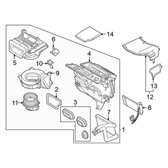 Ford OE - HVAC Unit Case Assembly
