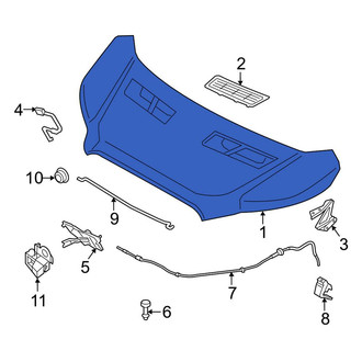 Ford OE - Front Hood Panel