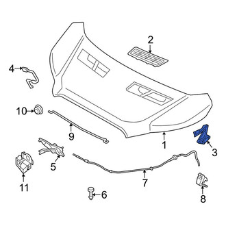 Ford OE - Front Left Hood Hinge