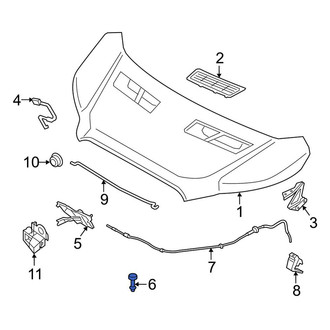Ford OE - Front Hood Stop Buffer