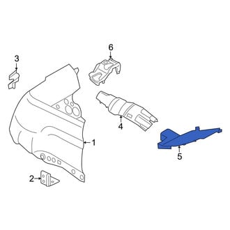 Ford OE - Front Left Fender Liner Extension