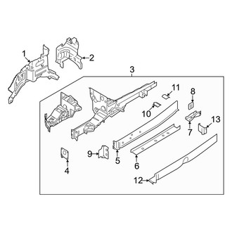 Ford OE - Fender - Structural Components & Rails