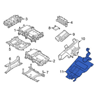 Ford OE - Lower Drive Motor Battery Pack Charger Bracket
