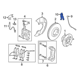 Ford OE - Right ABS Wheel Speed Sensor Bracket