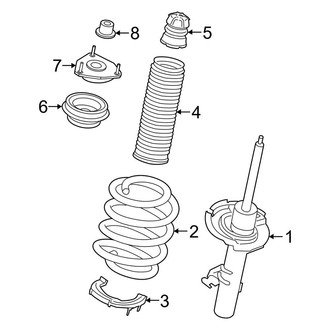 Ford OE - Front Suspension - Struts & Components