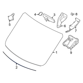 Ford OE - Windshield Seal
