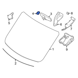 Ford OE - Interior Rear View Mirror Cap