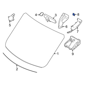 Ford OE - Interior Rear View Mirror Cap