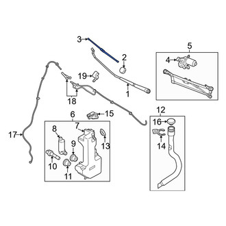 Ford OE - Right Wiper Blade