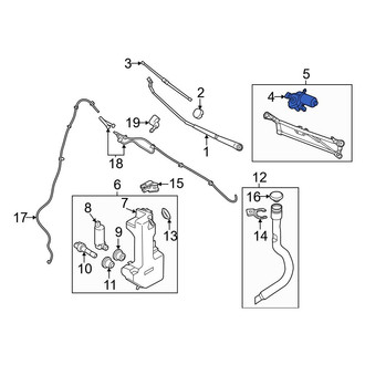 Ford OE - Wiper Motor