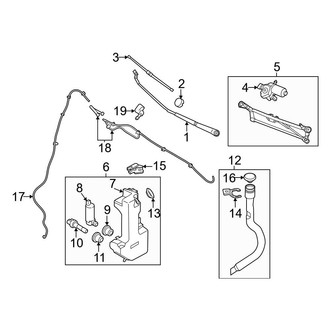 Ford OE - Windshield - Wiper & Washer Components