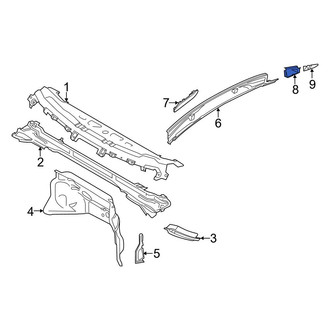 Ford OE - Right Inner Cowl Cover Bracket