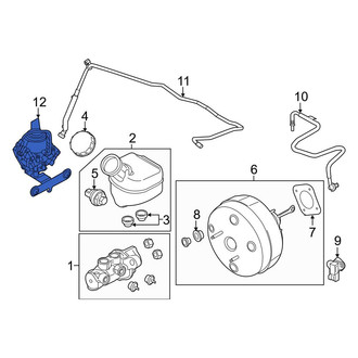 Ford OE - Power Brake Booster Vacuum Pump