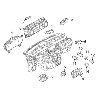 Ford OE - Instrument Panel - Cluster & Switches