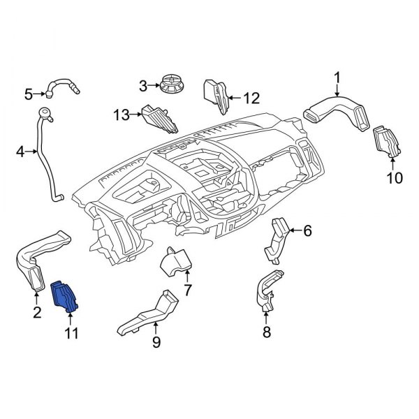 Dashboard Air Vent