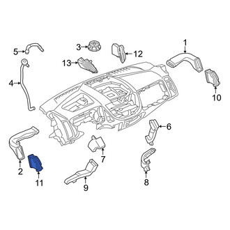 Ford OE - Front Left Outer Dashboard Air Vent