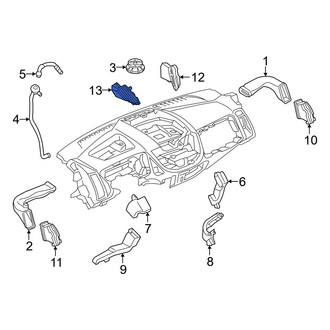 Ford OE - Left Inner Dashboard Air Vent