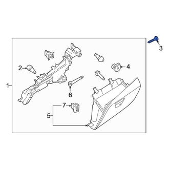 Ford OE - Instrument Cluster Screw