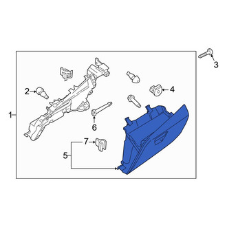 Ford OE - Front Glove Box Door