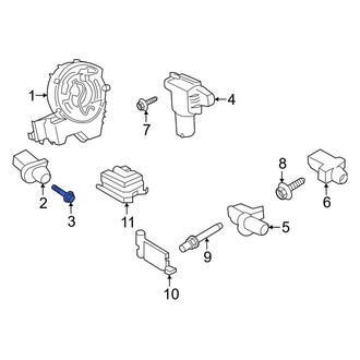 Ford OE - Rear Air Bag Impact Sensor Screw