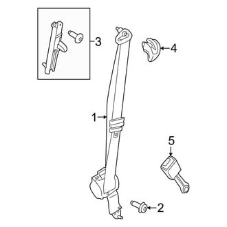 Ford OE - Restraint Systems - Front Seat Belts