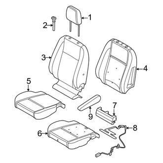 Ford OE - Seats & Tracks - Front Seat Components (Covers & Pads)