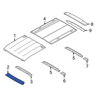 Ford OE - Front Roof Header Panel