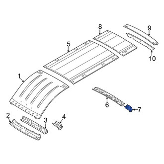 Ford OE - Rear Roof Bow Bracket