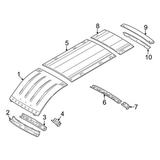 Ford OE - Roof & Components (High Roof), (Extended Cargo Van / Standard Cargo Van 178.0" Wheelbase)