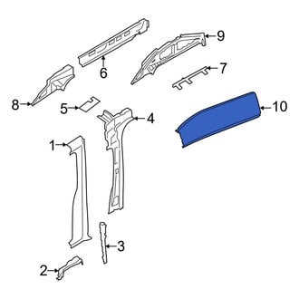 Ford OE - Rear Left Lower Rearward Quarter Panel Extension