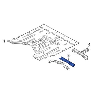 Ford OE - Front Center Floor Pan Crossmember