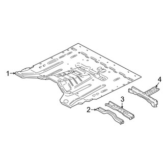 Ford OE - Pillars, Rocker & Floor - Floor & Rails (Extended Cargo Van / Standard Cargo Van)