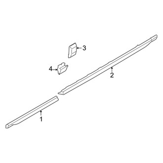 Ford OE - Pillars, Rocker & Floor - Exterior Trim (Driver Side), (Extended Cargo Van / Standard Cargo Van)