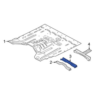 Ford OE - Front Center Floor Pan Crossmember