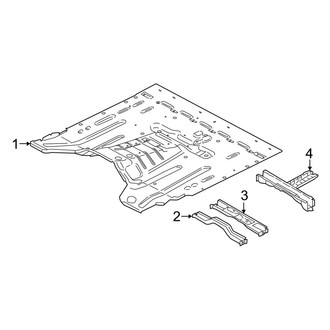 Ford OE - Pillars, Rocker & Floor - Floor & Rails (Cab & Chassis / Cutaway Van)