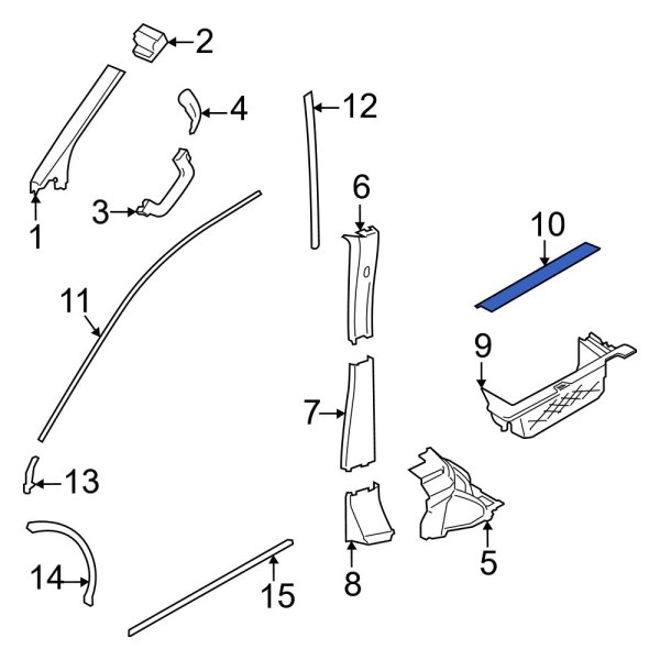 Door Trim Sill Plate Insert