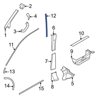 Ford OE - Front Outer Door Seal