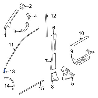 Ford OE - Front Outer Door Seal