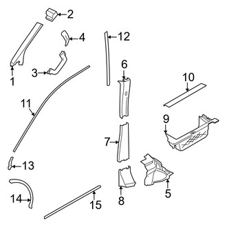 Ford OE - Pillars, Rocker & Floor - Interior Trim (Cab & Chassis / Cutaway Van)