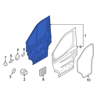 Ford OE - Rear Left Door Shell